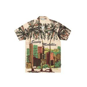 40s & Shorties x Narcos Sunny Medellin Hawaiian Shirt Men's Size S Palm Print